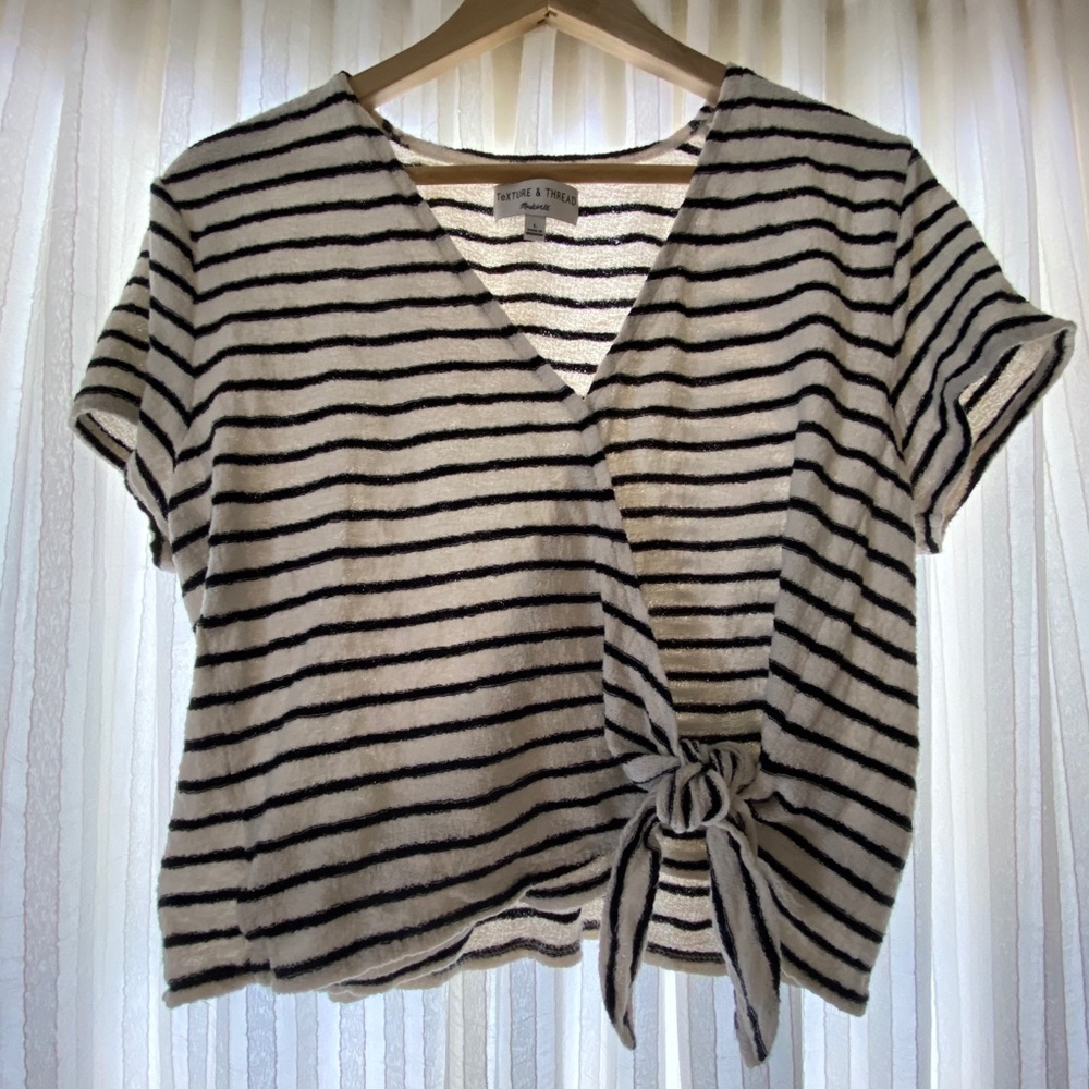 3/$20 Madewell boxy crop tee